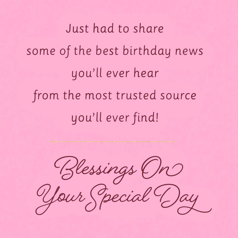 Hallmark A Blessing To Encourage Your Heart Religious Birthday Card