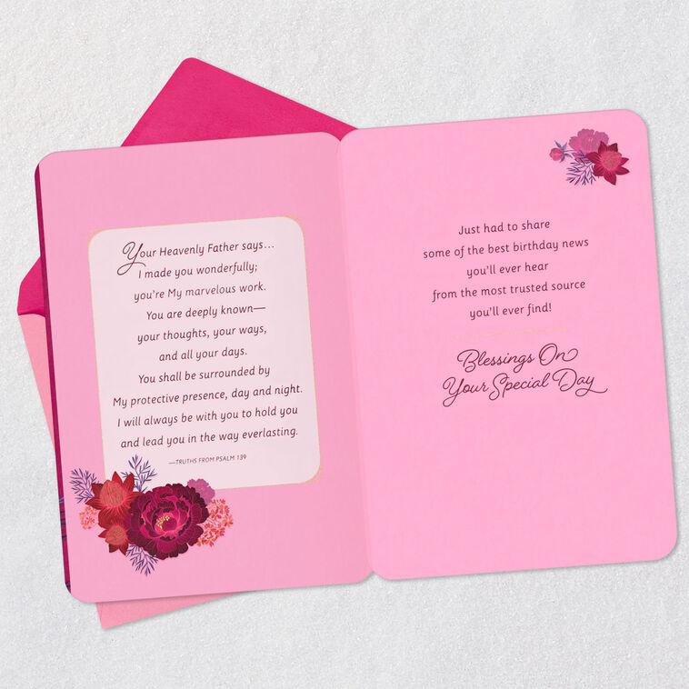 Hallmark A Blessing To Encourage Your Heart Religious Birthday Card