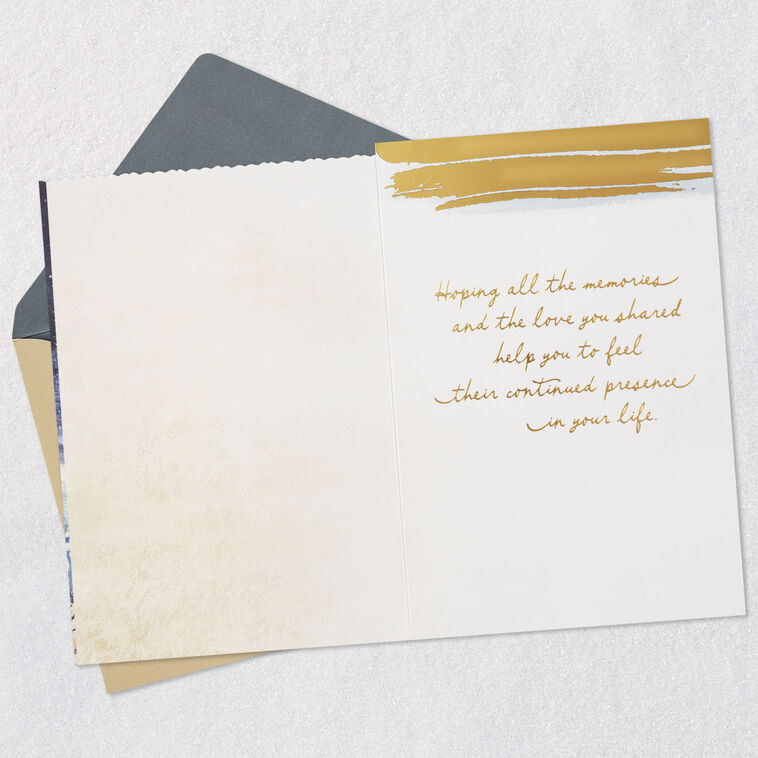 Hallmark A Bright Light Shining Down With Love Sympathy Card