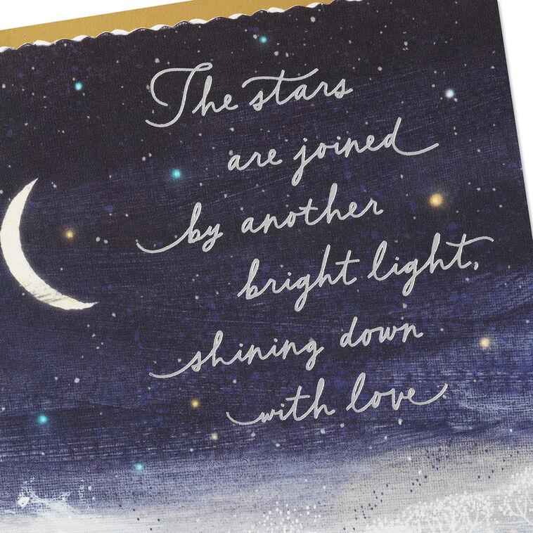 Hallmark A Bright Light Shining Down With Love Sympathy Card