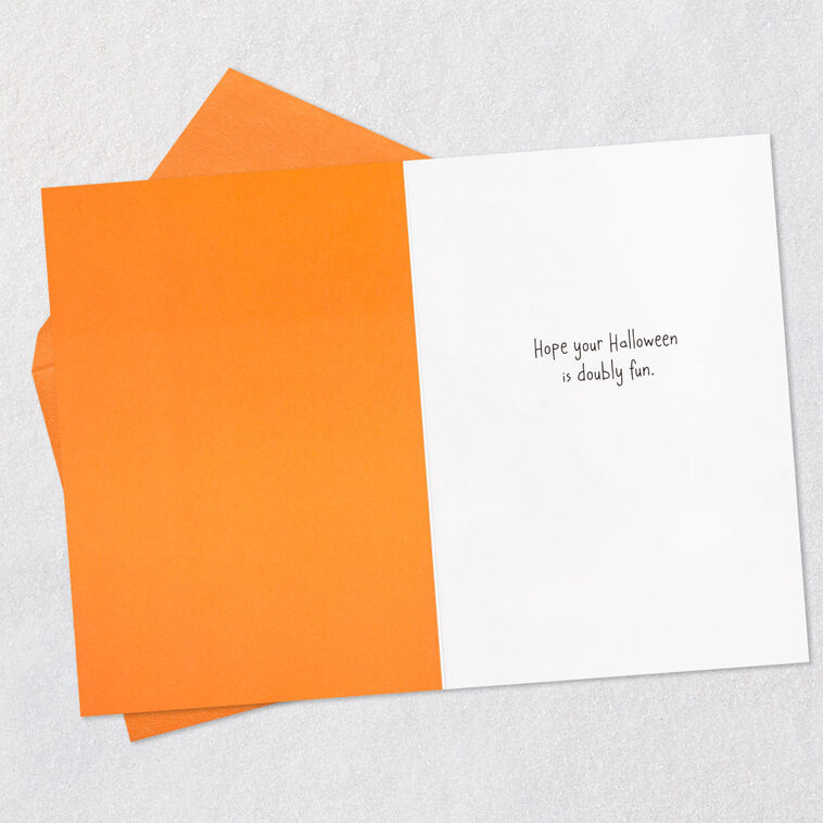 Hallmark A Bubbly And Doubly Fun Holiday Funny Halloween Card