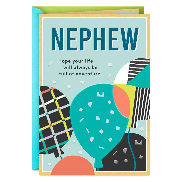 hallmark A Celebration of You Birthday Card for Nephew