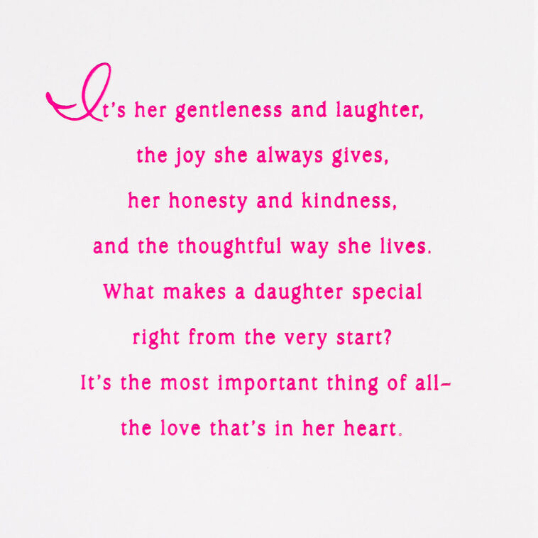 Hallmark A Daughter As Wonderful As You Birthday Card From Parents