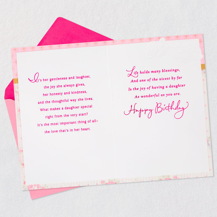 Hallmark A Daughter As Wonderful As You Birthday Card From Parents