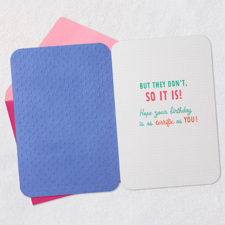Hallmark A Day As Terrific As You Birthday Card For Niece