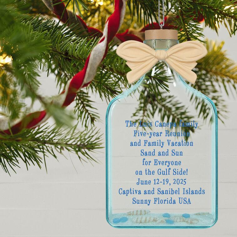 Hallmark A Day At The Beach Personalized Ornament Custom Text