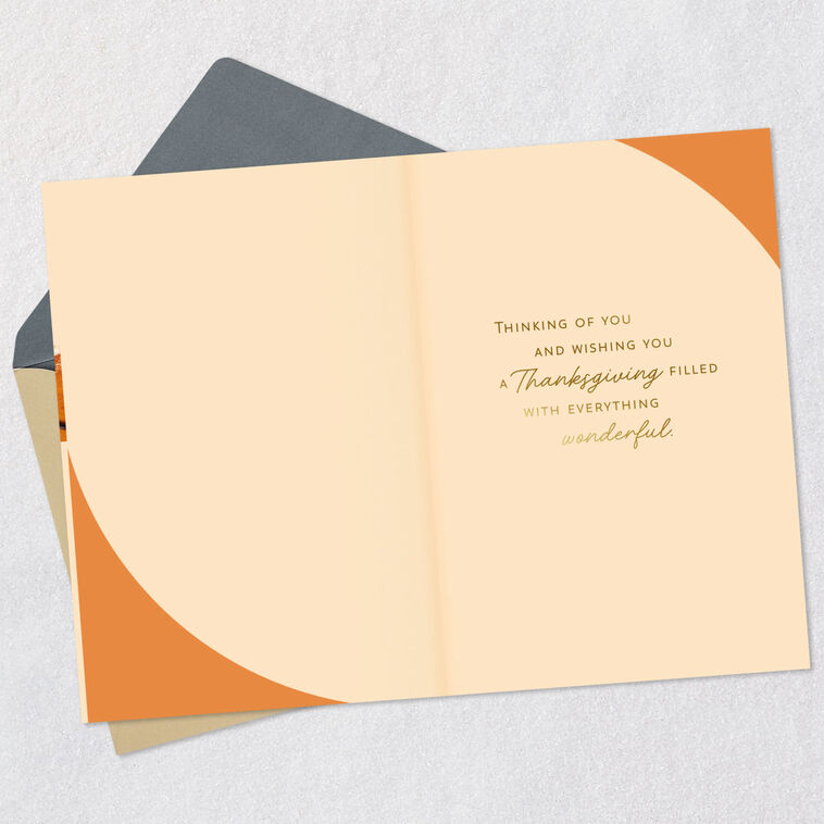 Hallmark A Day Filled With Everything Wonderful Thanksgiving Card