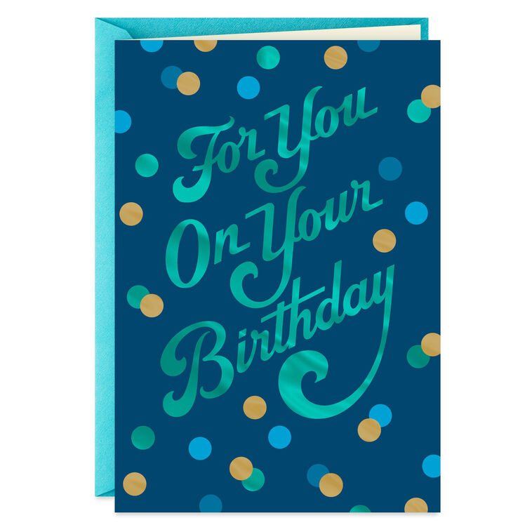 hallmark A Day Filled With What Means the Most to You Birthday Card