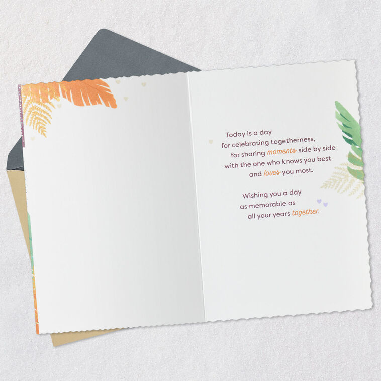 Hallmark A Day For Celebrating Anniversary Card For Parents