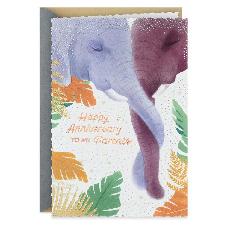 hallmark A Day for Celebrating Anniversary Card for Parents