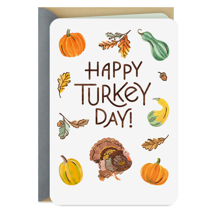 hallmark A Day Stuffed With Happy Times Thanksgiving Card