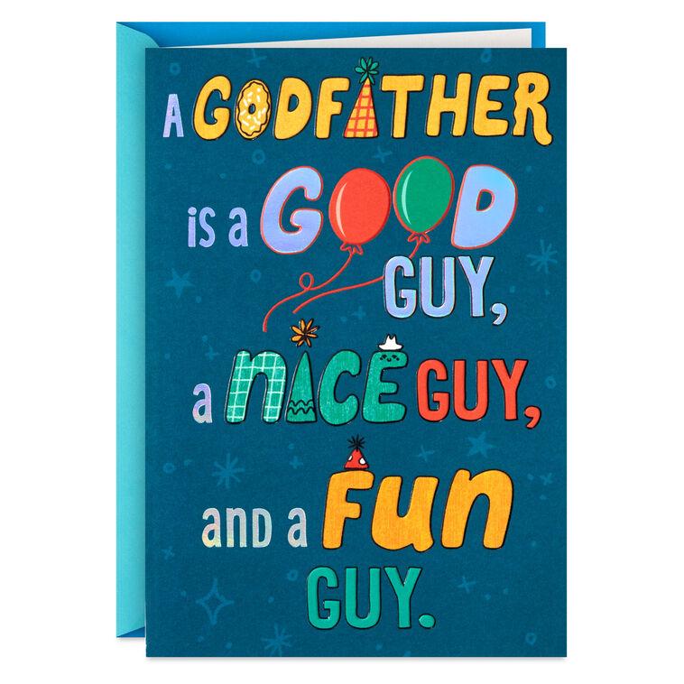 hallmark A Day That's Happy By the Ton Birthday Card for Godfather