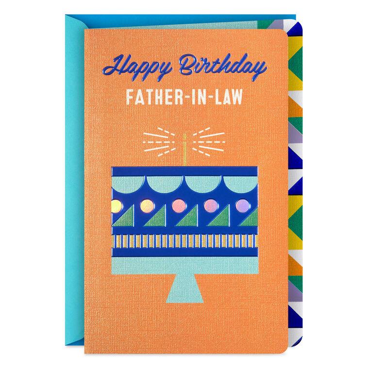 hallmark A Day That's Nothing But Good Birthday Card for Father-in-Law