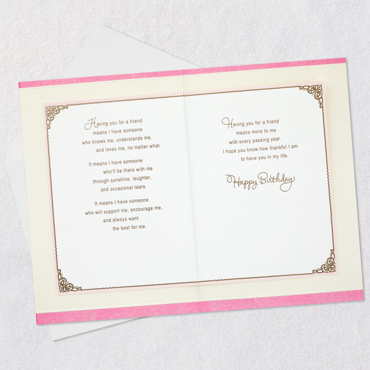 Hallmark A Friend Like You Means So Much Birthday Card For Friend