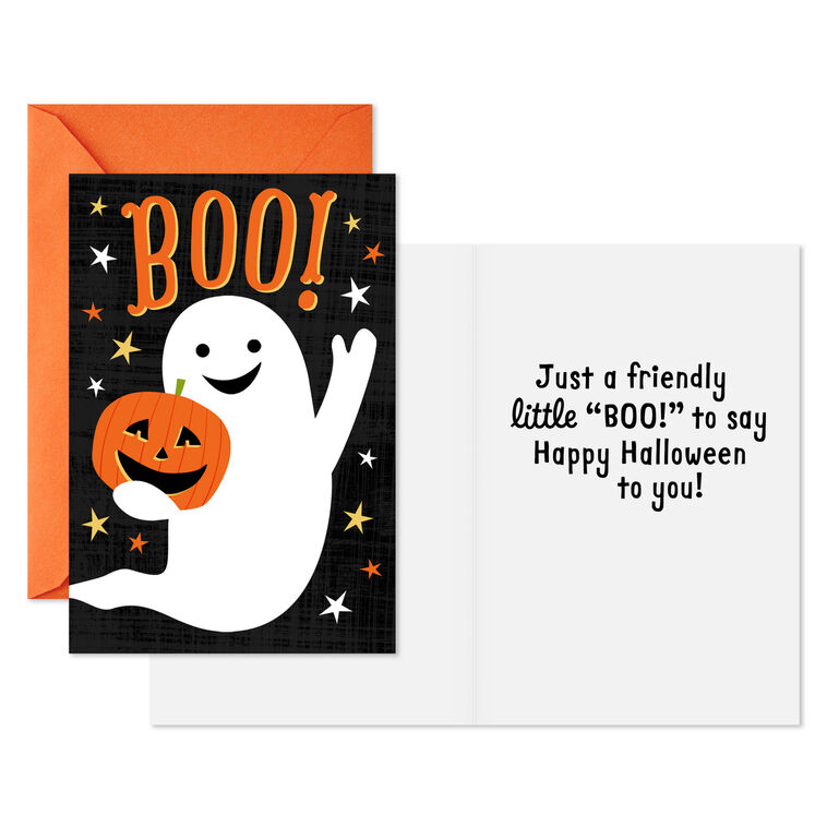 Hallmark A Friendly Little Boo Halloween Note Cards Pack Of 6