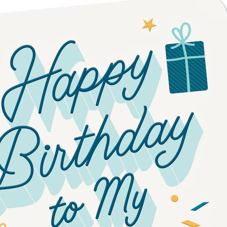 Hallmark A Good Man And Great Role Model Birthday Card For Bonus Dad