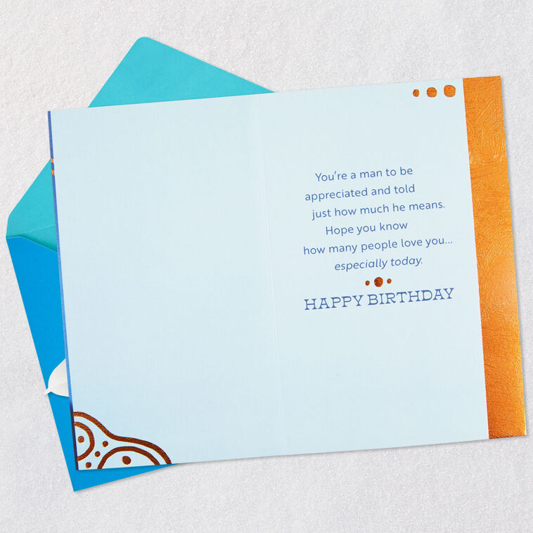 Hallmark A Good Man Who Leads A Good Life Birthday Card For Grandfather