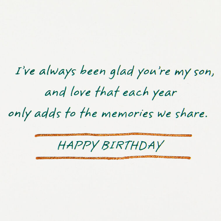 Hallmark A Good Son Who's A Good Friend Birthday Card For Son