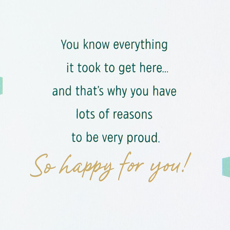 Hallmark A Great Accomplishment Congratulations Card