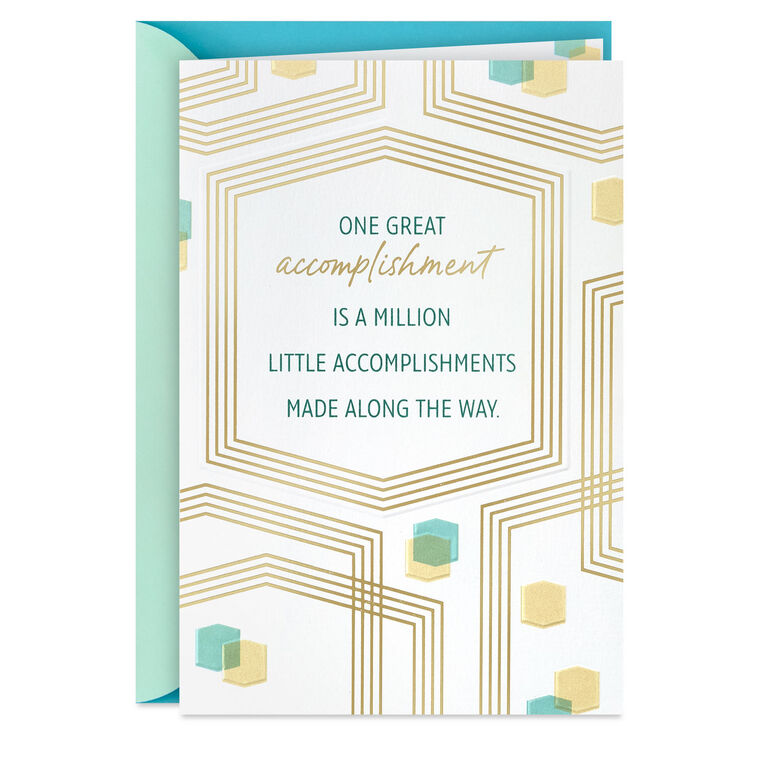 hallmark A Great Accomplishment Congratulations Card