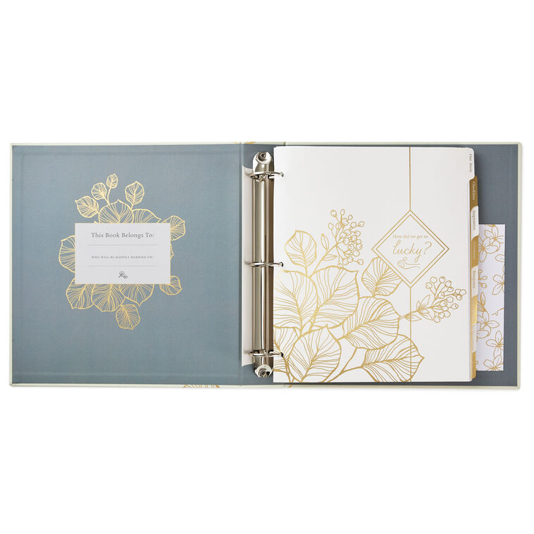 Hallmark A Happy Beginning Wedding Planner 3-Ring Binder