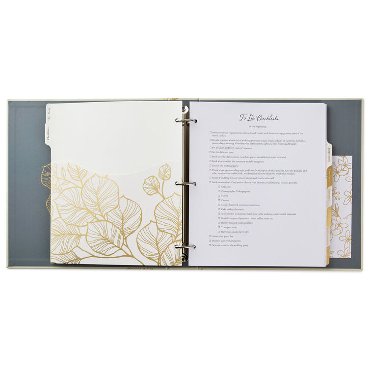 Hallmark A Happy Beginning Wedding Planner 3-Ring Binder