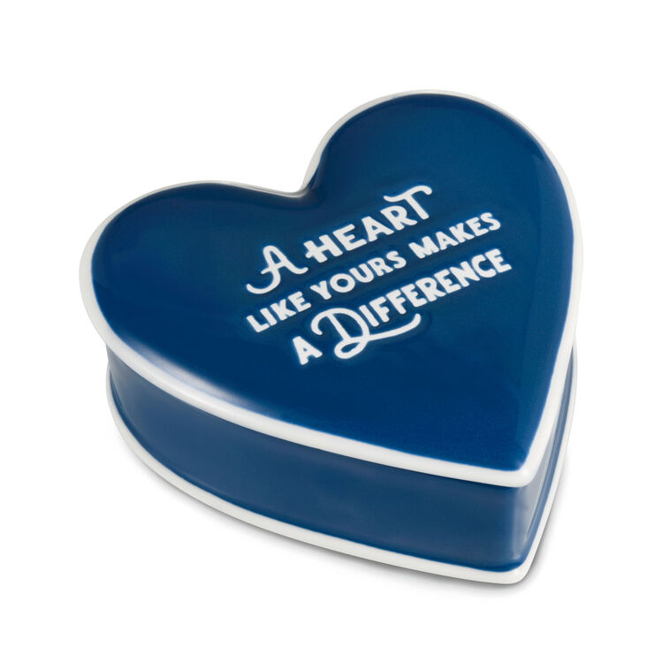 hallmark A Heart Like Yours Heart-Shaped Lidded Trinket Dish