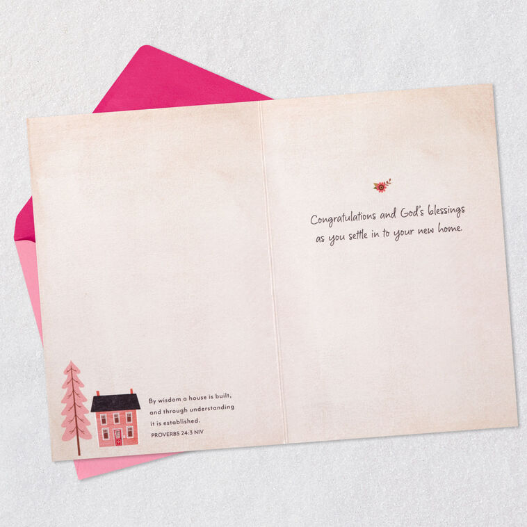 Hallmark A House Filled With Love Religious New Home Congratulations Card