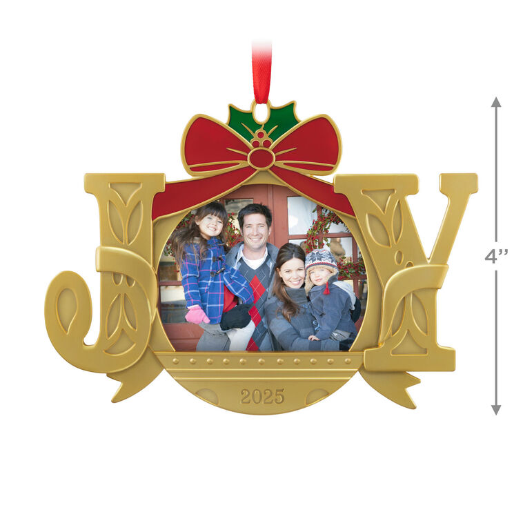 Hallmark A Joy To Behold 2025 Photo Frame Metal Ornament