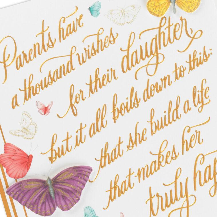 Hallmark A Life That Makes You Truly Happy Birthday Card For Daughter