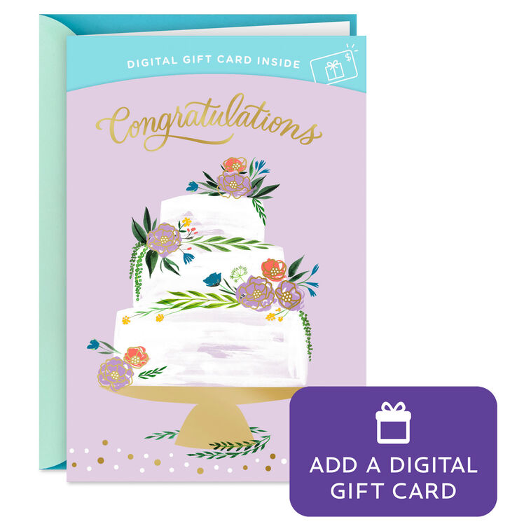 hallmark A Lifetime of Dreams Come True Gift Card Greeting Wedding Card
