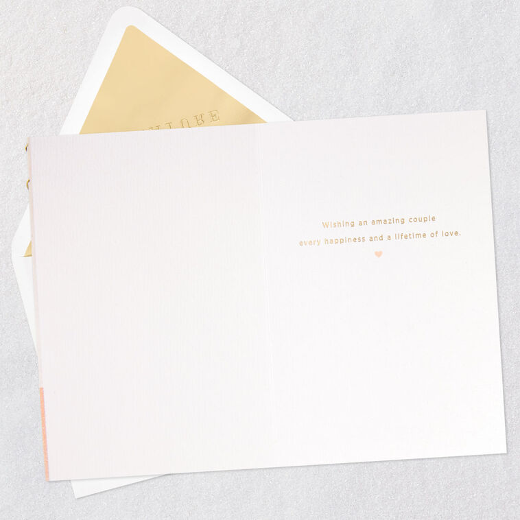 Hallmark A Lifetime Of Love Wedding Card For Couple