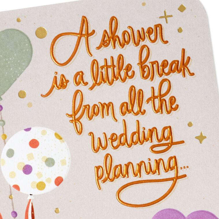 Hallmark A Little Break To Celebrate Bridal Shower Card