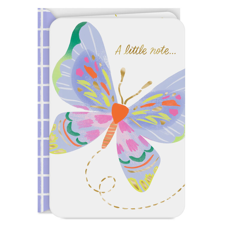 hallmark A Little Note to Brighten Your Day Thinking of You Card