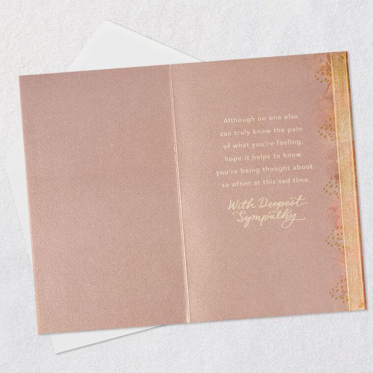 Hallmark A Loss Beyond Words Sympathy Card For Loss Of Daughter