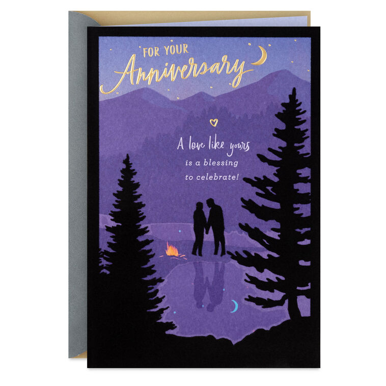 hallmark A Love Like Yours Religious Anniversary Card for Couple