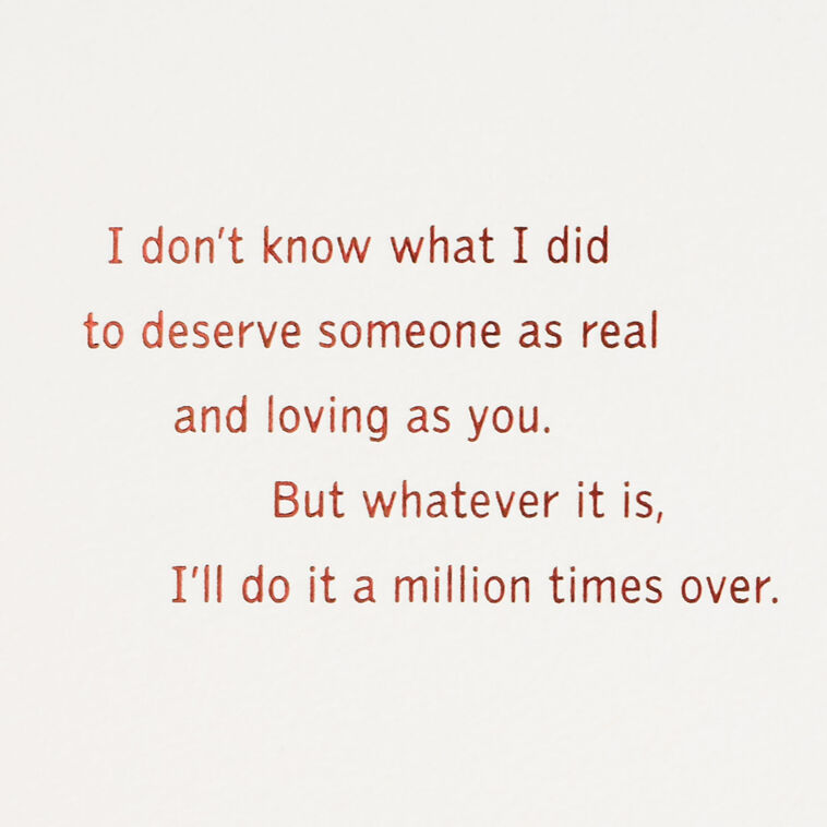 Hallmark A Man Like You To Love Romantic Birthday Card For Him