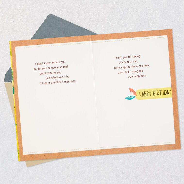 Hallmark A Man Like You To Love Romantic Birthday Card For Him