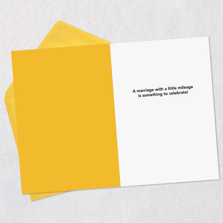 Hallmark A Marriage With A Little Mileage Funny Anniversary Card