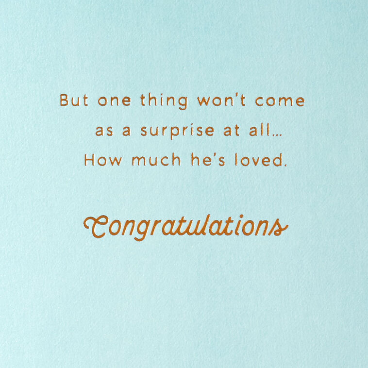 Hallmark A Million Sweet Surprises New Baby Boy Card