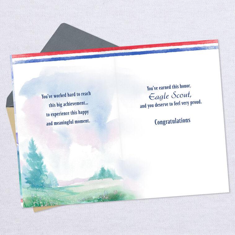 Hallmark A Model Of Character Eagle Scout Congratulations Card