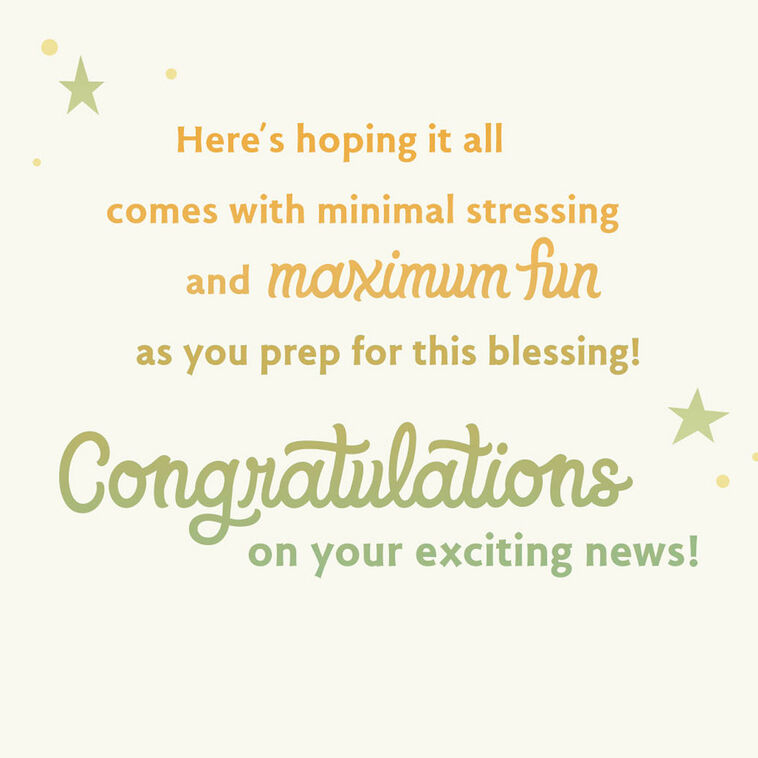 Hallmark A New Baby Is On The Way Pregnancy Congratulations Card