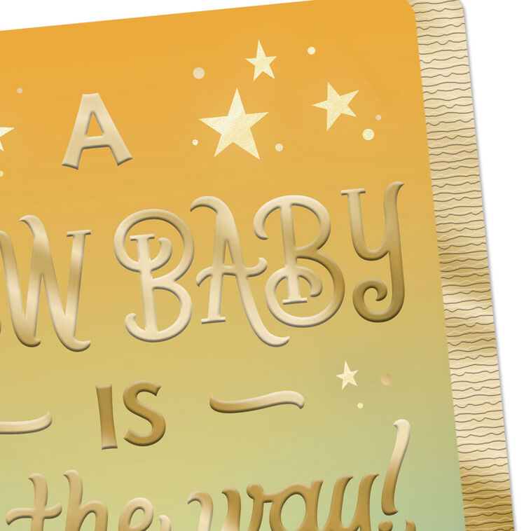 Hallmark A New Baby Is On The Way Pregnancy Congratulations Card