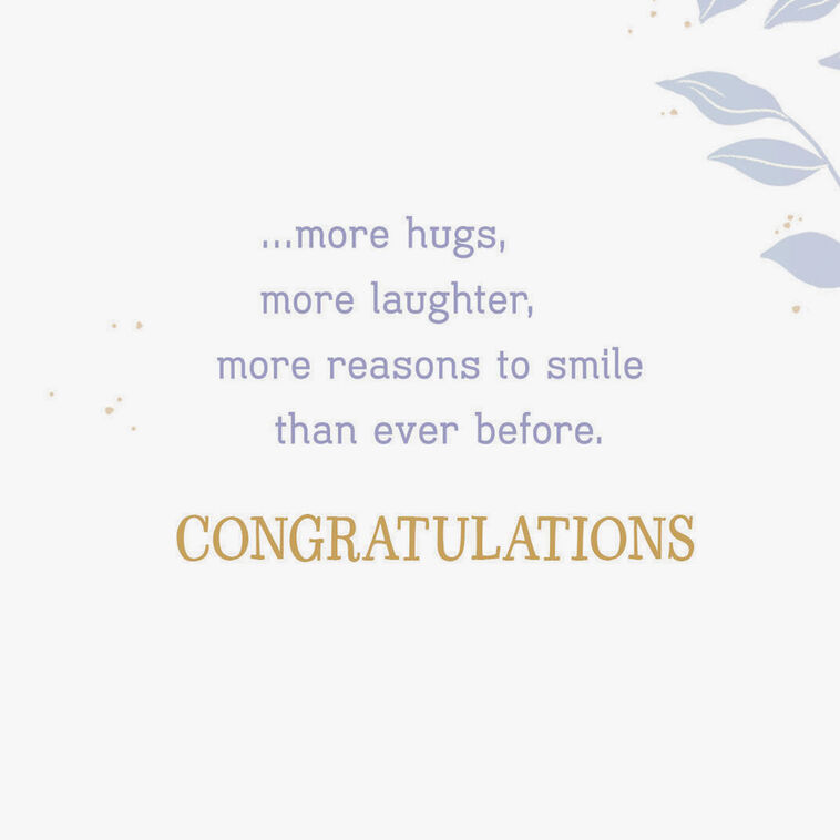 Hallmark A New Grandbaby Means More Love New Baby Card