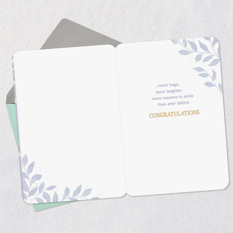 Hallmark A New Grandbaby Means More Love New Baby Card