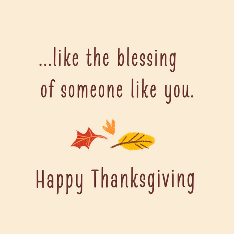 Hallmark A Quiet Grateful Place Of Blessing Thanksgiving Card