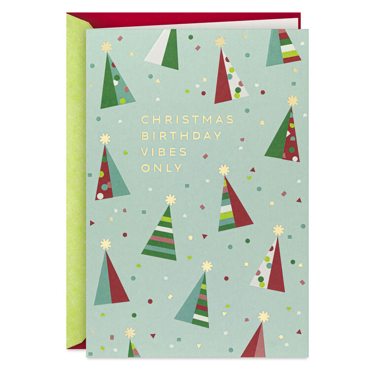 hallmark A Reason to Celebrate Christmas Birthday Card