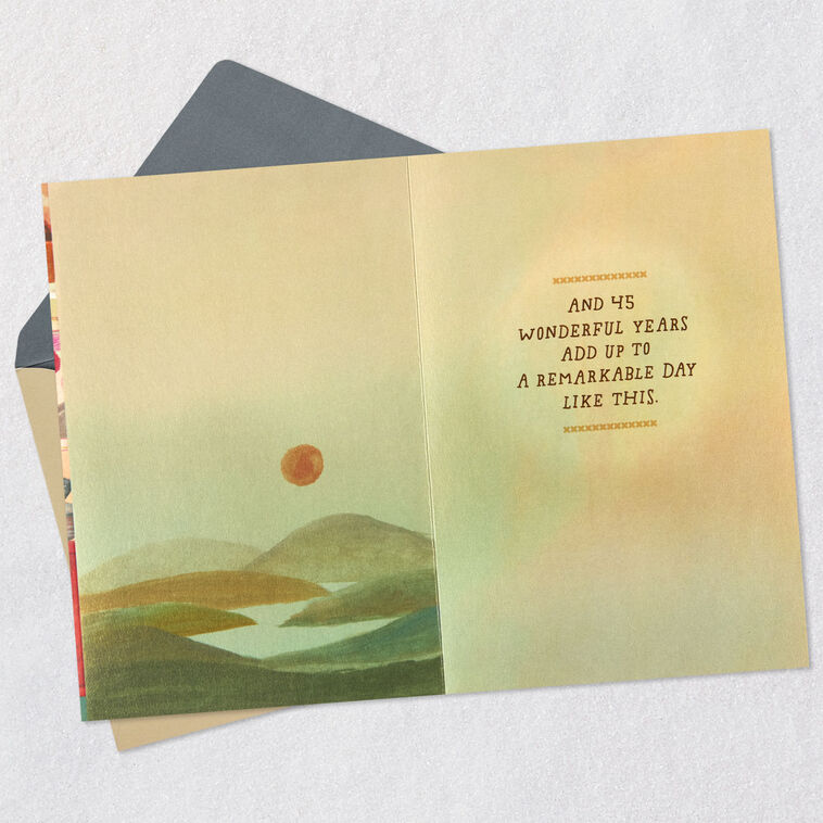 Hallmark A Remarkable Day 45th Anniversary Card For Couple