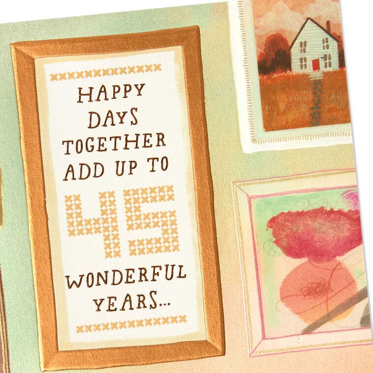 Hallmark A Remarkable Day 45th Anniversary Card For Couple
