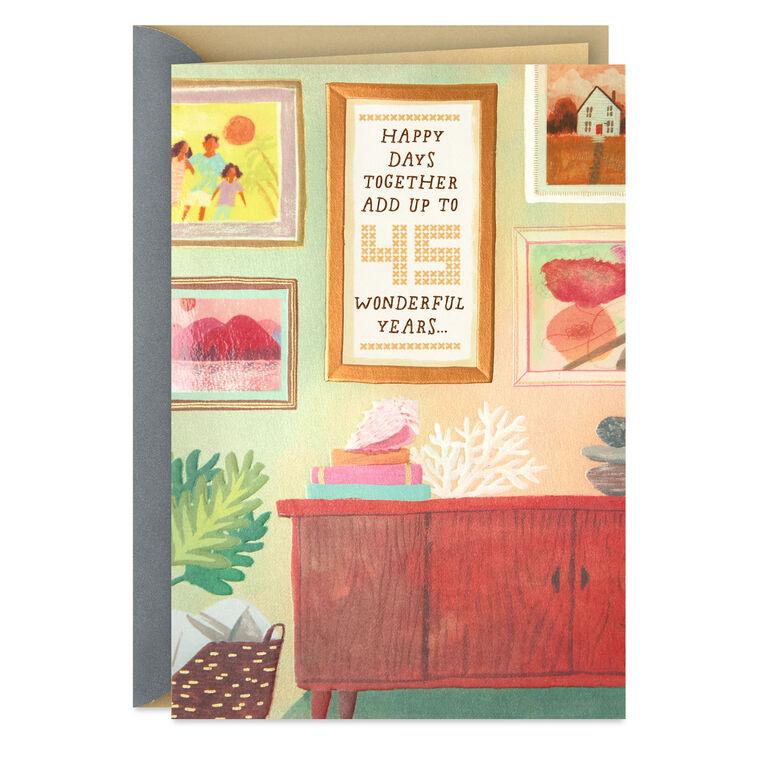hallmark A Remarkable Day 45th Anniversary Card for Couple
